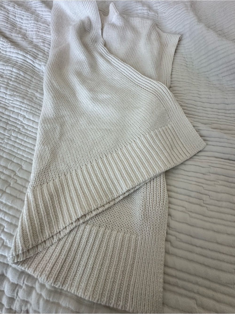 🤍 LOFT Cream Cable Knit Sweater Vest | XL - Picture 4 of 4